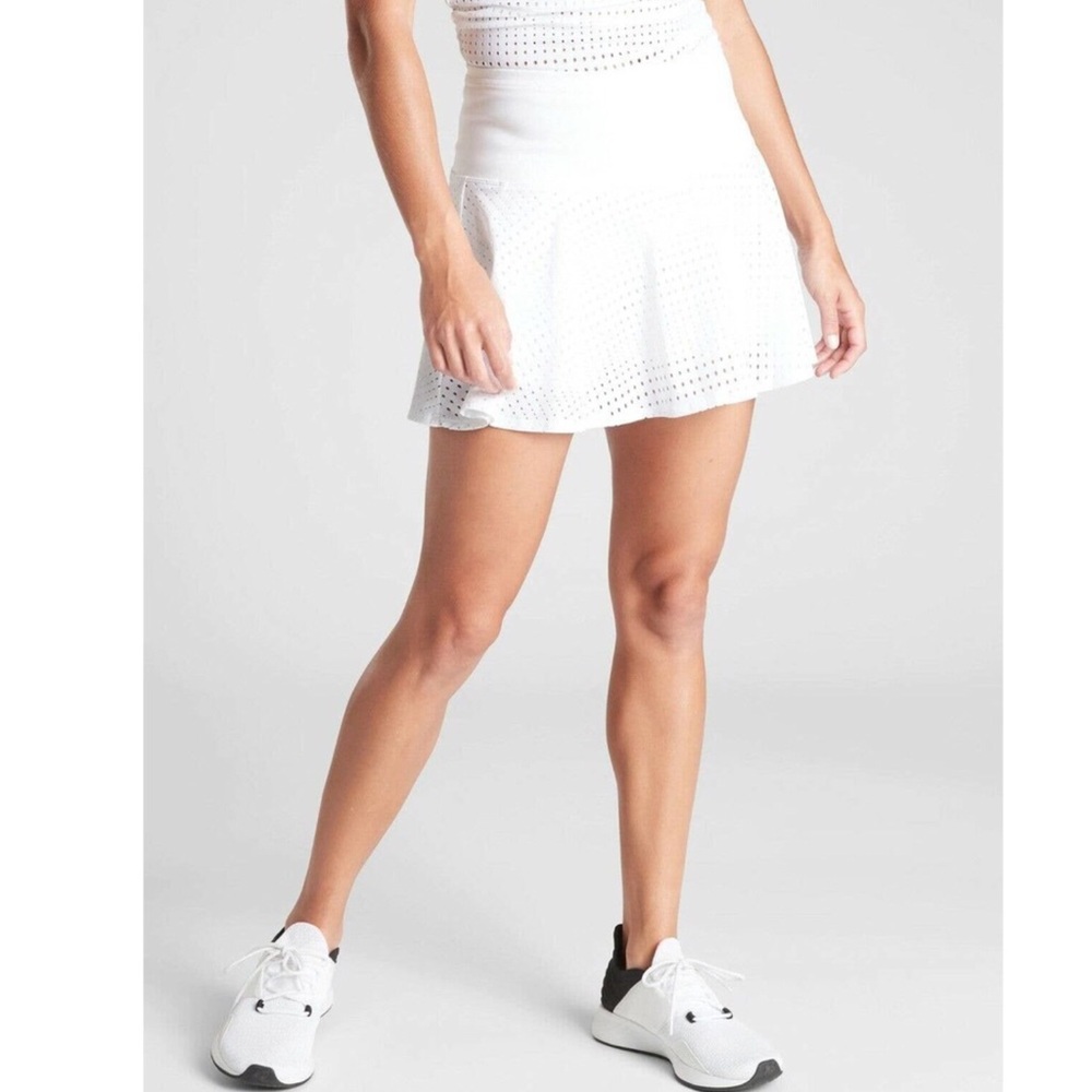 Athleta White Mini Skirt